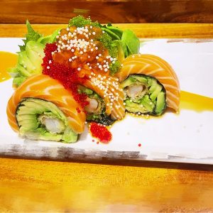 Club Salmon Roll (No Rice)
