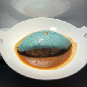Omurice & Blue Fin combo